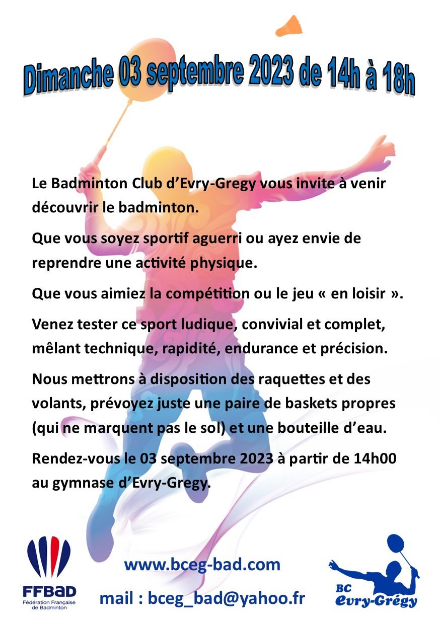 Flyer badminton a5 2023 2024